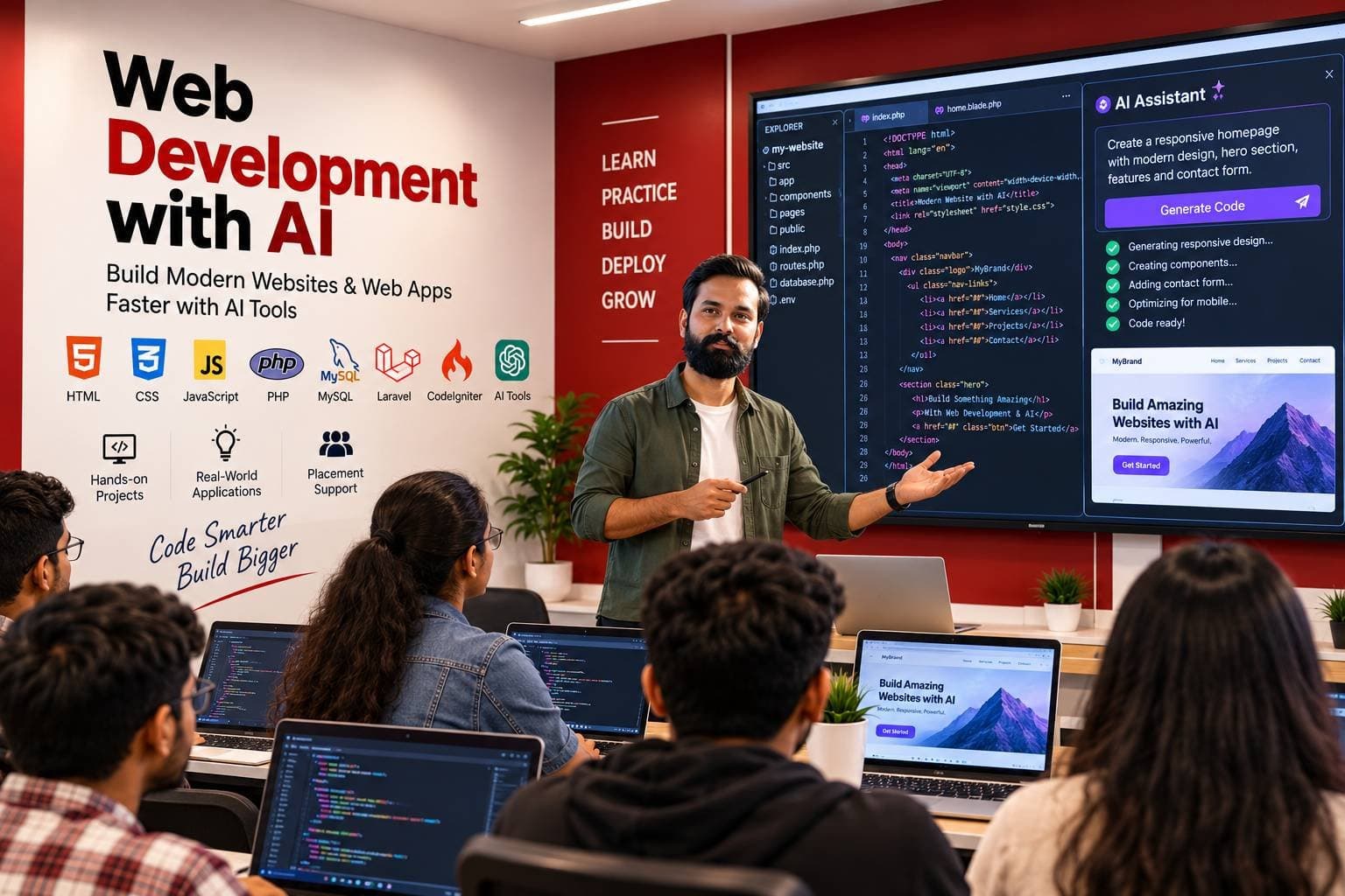 Web Development Course with AI