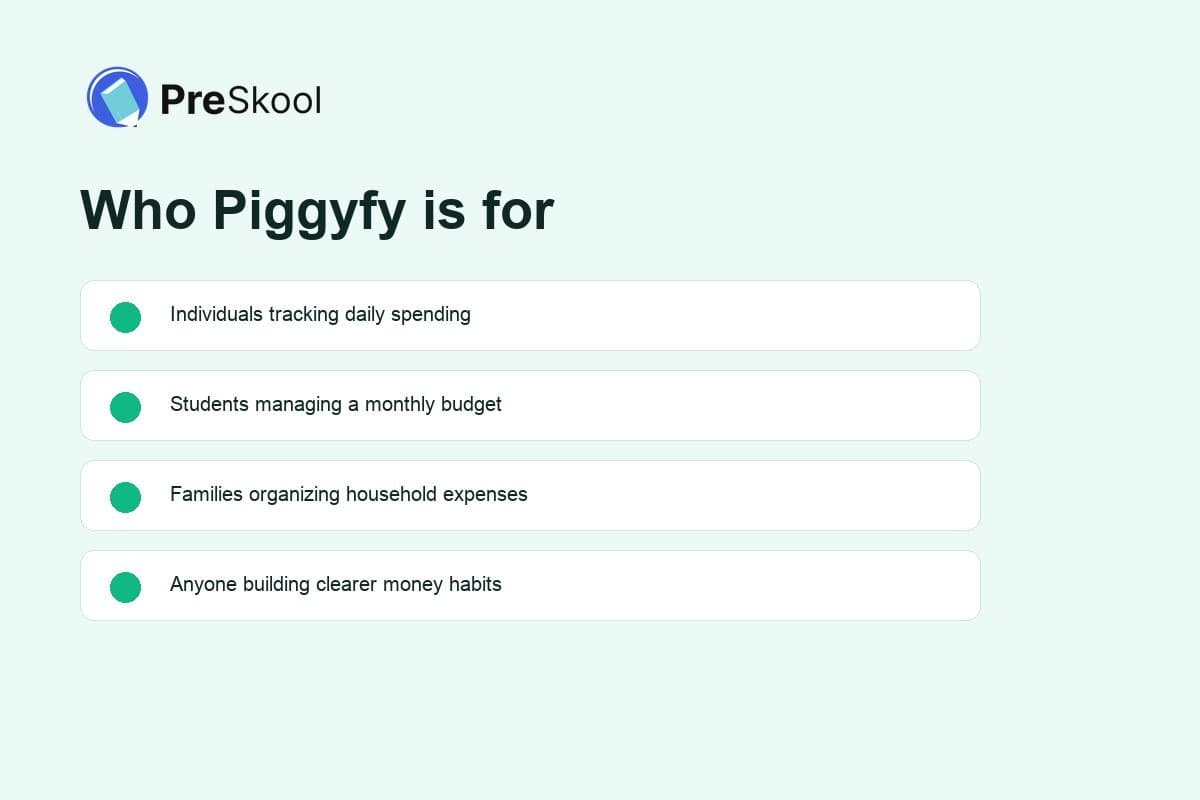 People who use Piggyfy for personal finance organization
